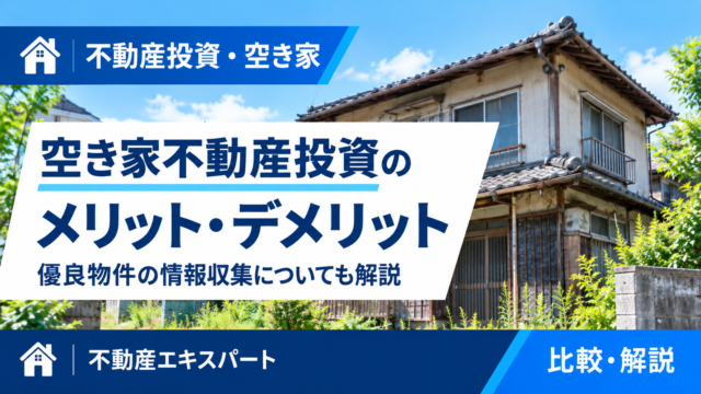 空き家不動産投資