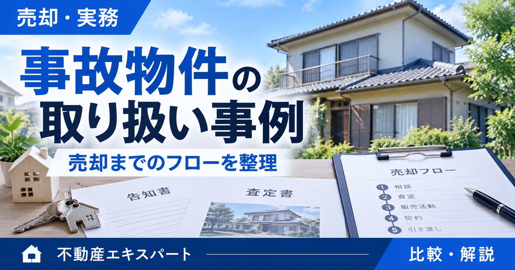 事故物件の売却方法｜告知・査定・売却までの流れと注意点