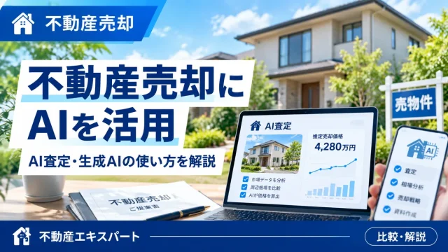 不動産売却にAIを活用する方法｜AI査定・生成AIの使い方と注意点